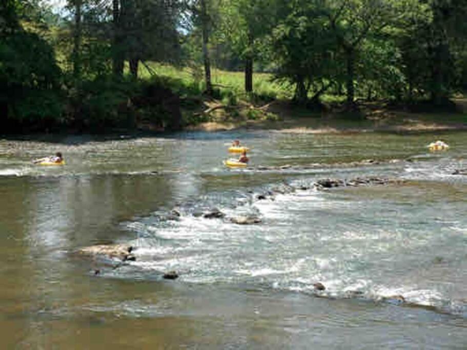 Riverside Relaxer W/Hot Tub+Fire Pit +Wifi & View Франклин Екстериор снимка